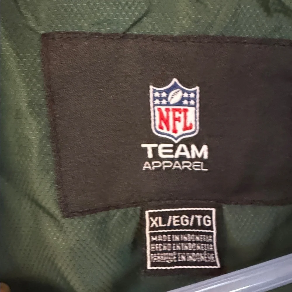 New York Jets NFL Team Full-Zip Windbreaker Jacket. Size XL
